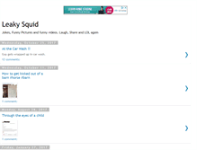 Tablet Screenshot of leakysquid.com